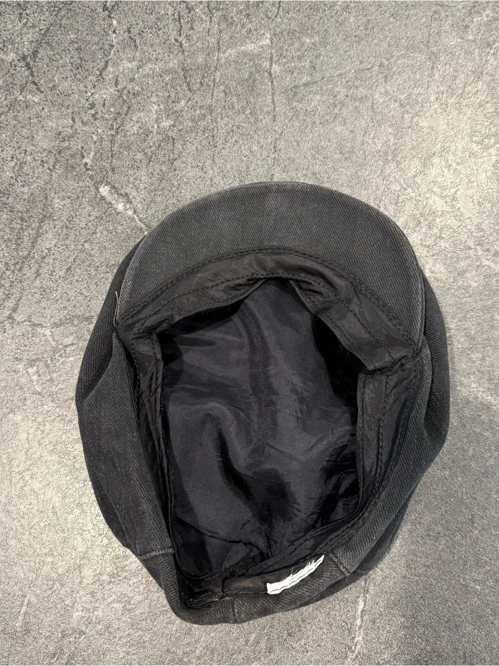 Nike golf vintage beret newsboy hat 90s black gray mens OSFA swoosh Jordan Tiger